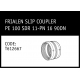 Marley Frialen Slip Coupler PE100 SDR 11-PN 16 90DN - T612667